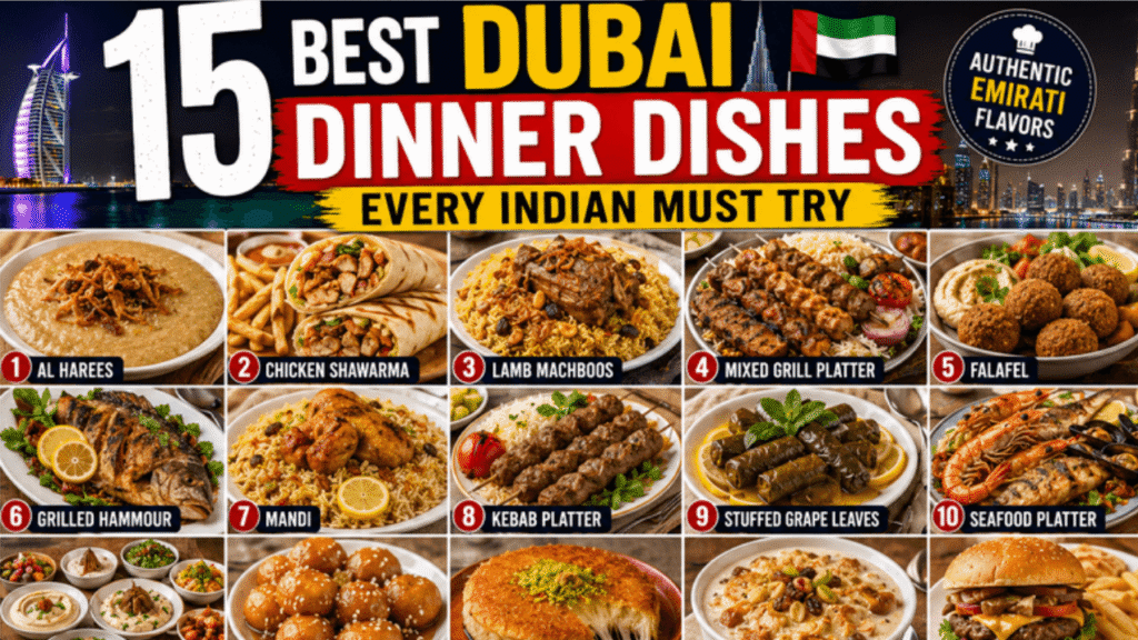 15 Best Dubai Dinner Dishes Every Indian Must Try