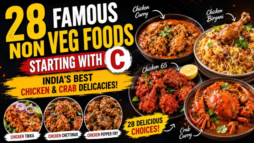 28 Famous Non Veg Foods Starting With C in India (2026)