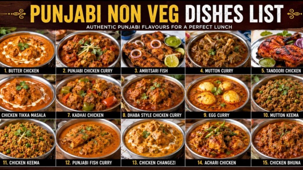 Punjabi Non Veg Dishes List