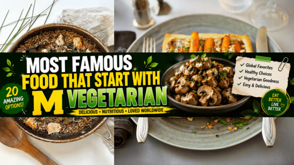 Most Famous Food That Start With M Vegetarian